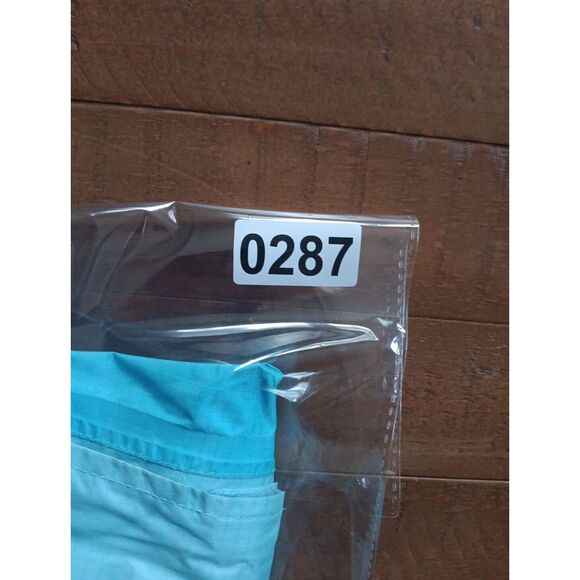 Marmot Jacket Two Toned Blue Logo Rain Coat‎ Windbreaker Full Zip Hooded Sz. XS - Picture 10 of 11